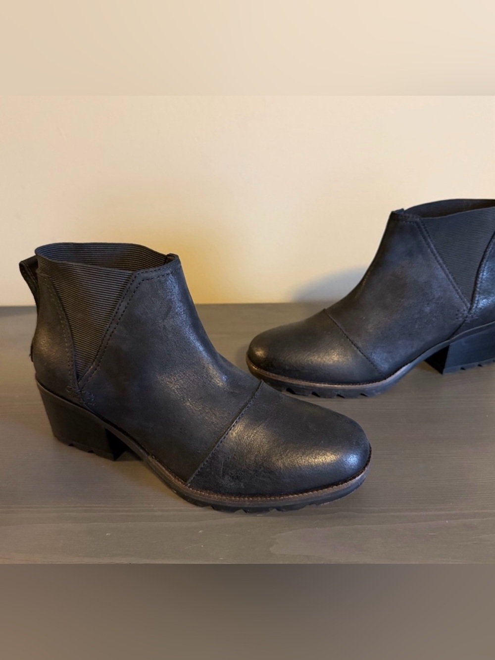 Sorel Cate Chelsea Black Ankle